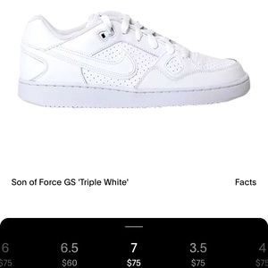 NIKE SON OF FORCE (GS) SHOES